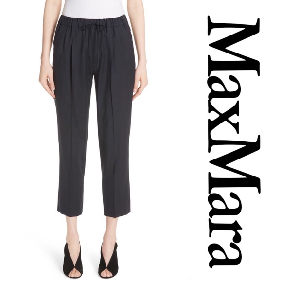 MaxMara Belluno Wool Lightweight Crop Pants*NWT